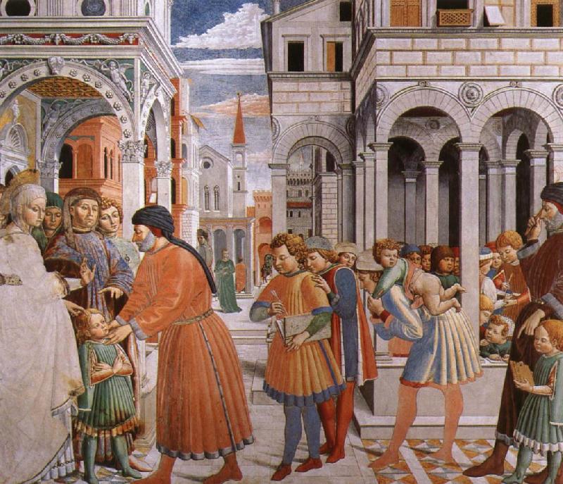 Benozzo Gozzoli Scenes From the Life of St.Augustine Sweden oil painting art